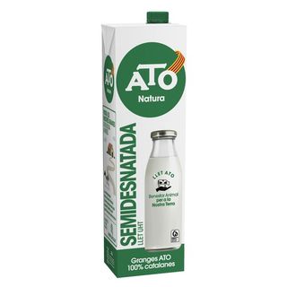 Leche Natura Semidesnatada Brik Ato 1L.