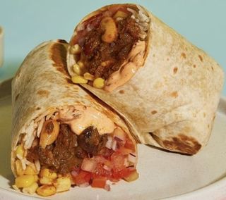 Burrito de chili con carne