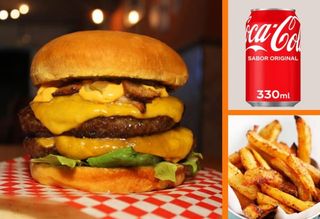 Combo de hamburguesa Coyote hambriento