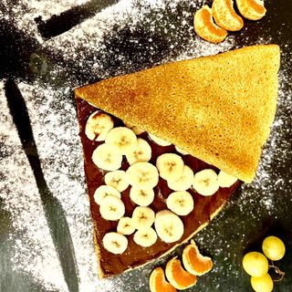 Clătite cu Nutella si Banane