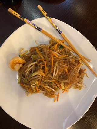 146 Spaghetti soia gamberi