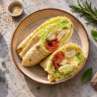 Crea il tuo wrap vegetariano