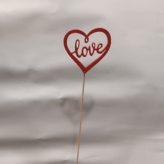 Pin palabra LOVE de madera