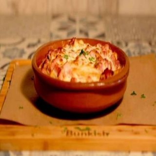 Bacon Cheese Fries (Ración)