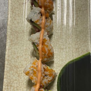 S55 Spicy tonno tonno, avocado tabasco, maionese Philadelphia