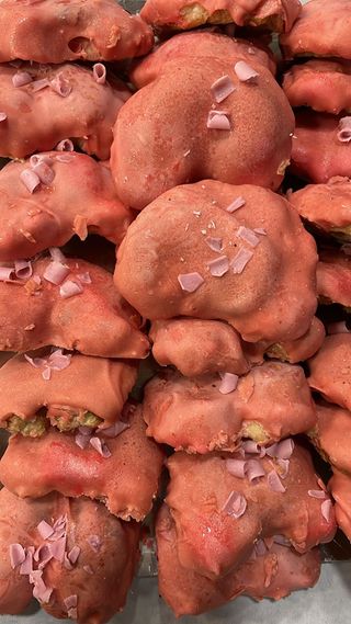 Palmeritas Rellenas Fresa Frambuesa (500 Gr)