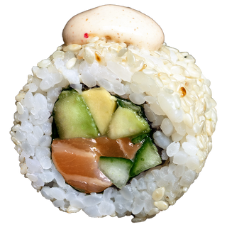 Рол Каліфорнія з лососем в кунжуті (8шт/212г)