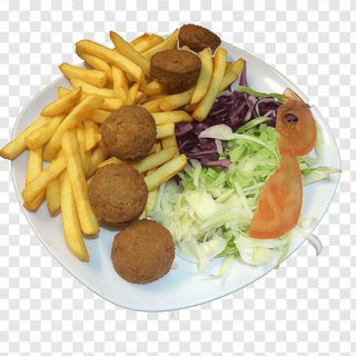 Menú De Plato Falafel