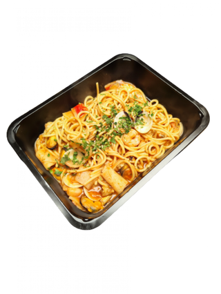 Spaghetti cu fructe de mare