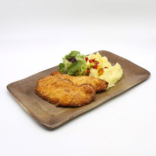 ȘNIȚEL DE CURCAN CU PIURE