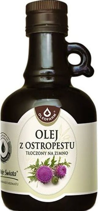 Olej z ostropestu tłoczony na zimno Oleje świata 250ml Oleofarm
