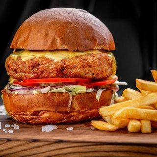 Hamburguesa De Pollo Crujiente