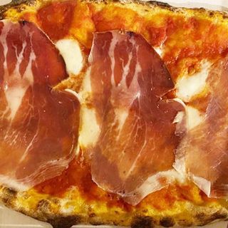 Prosciutto crudo - pizza rossa