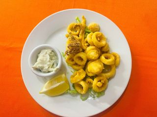 Fritures Calamars Frits