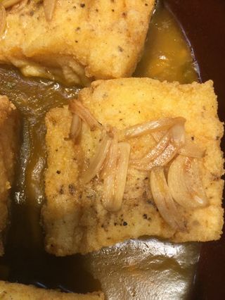 Bacalao a la llauna (ración)