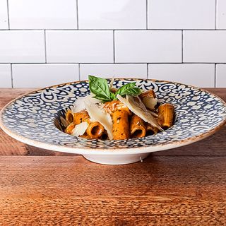 Rigatoni Al Pesto Siciliano