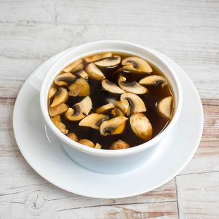 Sopa De Pollo Con Champiñón