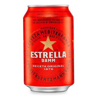 Estrella Damm Cerveza Lata 33cl