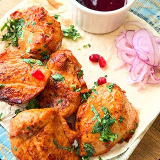ქათმის მწვადი /Chicken BBQ