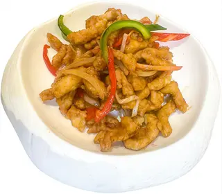 107 Pollo estilo sichuan