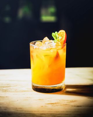 cocktail caipi orange