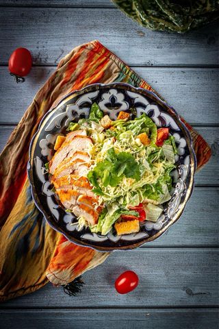 Салат цезарь 