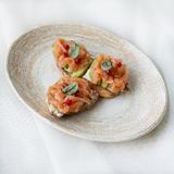 Bruschetta with Salmon
