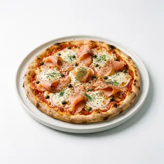 Pizza salmone 33 cm