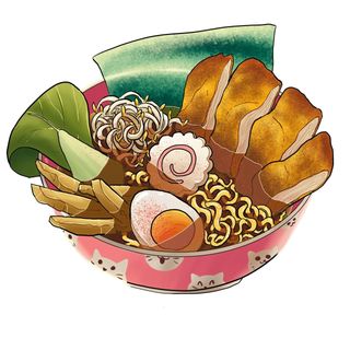 Spicy chicken katsu ramen