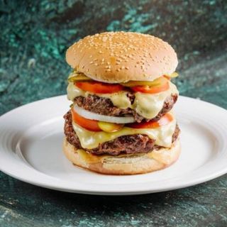 Подвійний бургер зі свининою