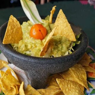 Guacamole Acompañado De Nachos 