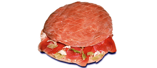 Pan Arabo De Jamón Serrano (30 Cm.)