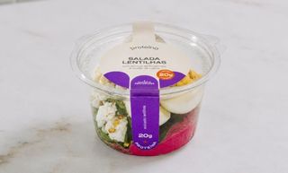 Salada +Proteína lentilhas