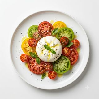 Tapa De Ensalada De Burrata