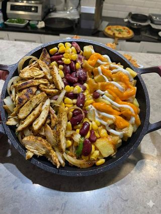 Fajitas & Patatas Chawarma poulet