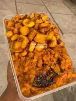 Porridge Bean + Plantain + Offals