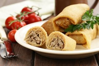 ბლინები ხორცით