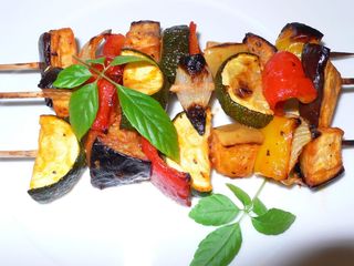 Овощной шашлык