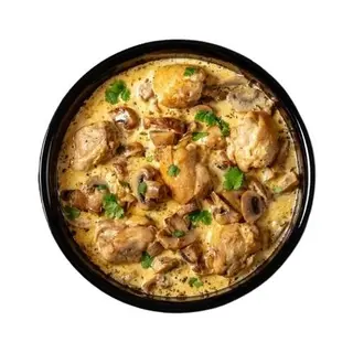 50. Pollo champiñones