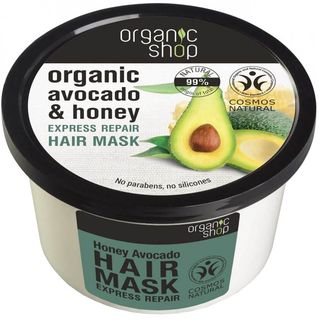 MASKA DO WŁOSÓW EKSPRESOWO REGENERUJĄCA MIODOWE AWOKADO ECO 250 ml - ORGANIC SHOP