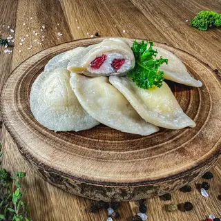 Z serem i truskawkami 500g
