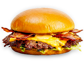 Carlo's burger bacon