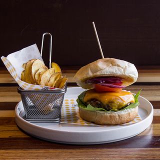 Cheddar burger