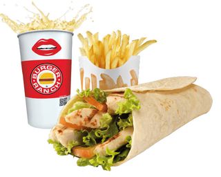 Menu Wrap Galinha Grelhada