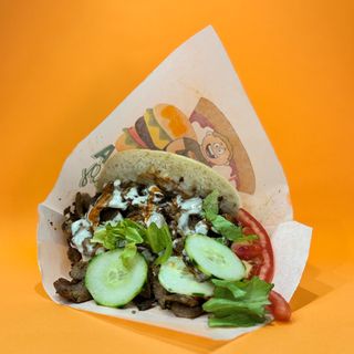 Panino kebab con solo carne