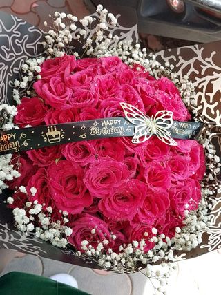 Birthday Red Roses Bouquet