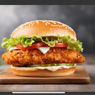 Hamburger de pollo halal 