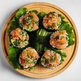 Japanese Sandwich roll z łososiem