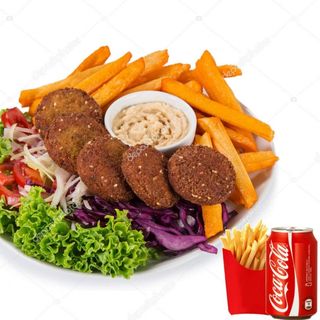 Menu Falafel no Prato