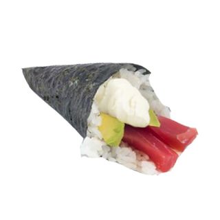 47.Temaki De Atún Con Aguacate Y Queso (1 Pza.)